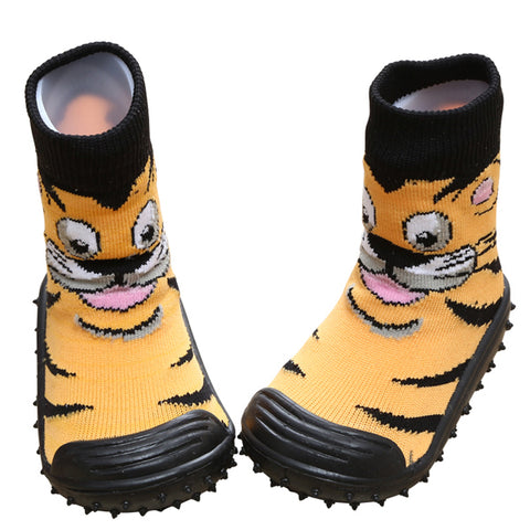 COOL GRIP Baby Shoe Socks (Tiger Orange) SIZE 19