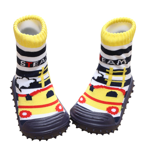 COOL GRIP Baby Shoe Socks (Steam Engine) SIZE 22